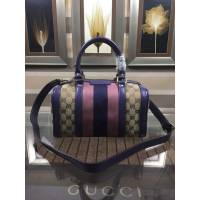 Gucci高仿專櫃女包 269876 古馳GUCCI女款波士頓包 Gucci小號圓筒手提包  gqy1852