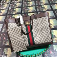 Gucci高仿專櫃女包 547947 古馳Ophidia購物袋 Gucci帆布子母包 Gucci肩背女包  gqy2313