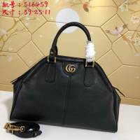 Gucci高仿專櫃女包 516459 古馳托特包 古奇BELLE系列手袋 Gucci中號手提購物袋  gqy2898