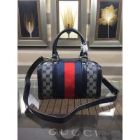 Gucci高仿專櫃女包 269876 古馳GUCCI女款波士頓圓筒手提包 Gucci經典手袋  gqy3077