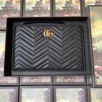 Gucci手包 476440 古馳GG marmont絎縫小牛皮手拿包  gqy3366