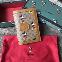 Gucci護照夾 602538 古馳聯名Disney 時尚單品 Gucci護照套  gqy3500