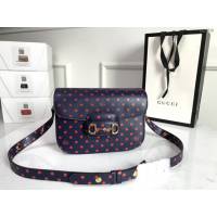 Gucci經典款女包 602204 古馳1955 Horsebit Bag 經典馬銜扣 Gucci爆款女士單肩斜挎包  gqy3830