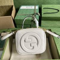 gucci專櫃新款原廠皮手袋單肩斜挎包 古馳Gucci Blondie系列手提包 jcp1147