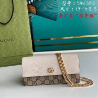 gucci專櫃2024新款woc手袋 古馳原廠皮鏈條單肩斜挎女包 jcp1969