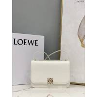 Loewe專櫃2022全新Goya系列中號手袋 羅意威爆款純色全皮肩背斜挎女包 lyw1068