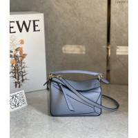 Loewe專櫃經典款2022新顏色迷你女包 羅意威Puzzle系列Mini女款手提肩背包小牛皮幾何包 10173 lyw1081