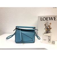 Loewe專櫃經典款2022新顏色迷你女包 羅意威Puzzle系列Mini女款手提肩背包小牛皮幾何包 10173 lyw1082