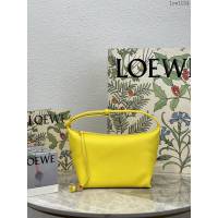 Loewe專櫃2022全新cubi全皮飯盒包 羅意威納帕牛皮便當包腋下包 型號10233 lyw1134