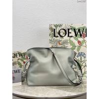 Loewe專櫃2022新款小牛皮肩背女包 羅意威Flamenco clutch系列升級版福袋大號 10856 lyw1147