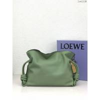 Loewe專櫃2022新款小牛皮肩背女包 羅意威Flamenco clutch系列升級版福袋大號 10856 lyw1150