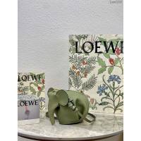 Loewe專櫃新款牛皮小象包 羅意威經典小牛皮Elephant小象包單肩斜挎包 10166 lyw1187