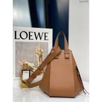 Loewe專櫃新顏色女包吊床包 羅意威經典小牛皮Hammock bag手提肩背包 10166 lyw1197