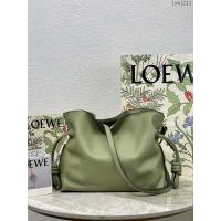 Loewe專櫃2022新款小牛皮肩背女包 羅意威Flamenco clutch系列升級版福袋大號 10856 lyw1211