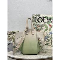 Loewe專櫃新顏色女包吊床包 羅意威經典小牛皮Hammock bag手提肩背包 10166 lyw1222