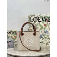 Loewe專櫃爆款帆布Tote女包 2022新款購物袋Anagram Tote羅意威手提肩背女包 10932 lyw1237