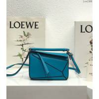 Loewe專櫃經典款2022新顏色迷你女包 羅意威Puzzle系列Mini女款手提肩背包小牛皮幾何包 10173 lyw1368