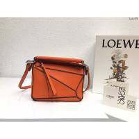 Loewe專櫃經典款2022新顏色迷你女包 羅意威Puzzle系列Mini女款手提肩背包小牛皮幾何包 10173 lyw1378