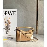 Loewe專櫃經典款2022新顏色迷你女包 羅意威Puzzle系列Mini女款手提肩背包小牛皮幾何包 10173 lyw1522