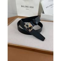 Balenciaga女士皮帶 巴黎世家雙面用牛皮腰帶  jjp1254