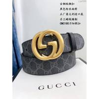 Gucci經典男士皮帶 古奇PVC人造帆布印花腰帶  jjp2525