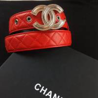 Chanel專門店2021新款女士皮帶 香奈兒經典字母扣牛皮腰帶  jjp2619