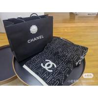 CHANEL專門店新款100%頂級羊絨圍巾 香奈兒字母圍巾 mmyj2201