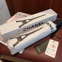 CHANEL專門店新款香奈兒巴黎鐵塔火爆時尚單品全自動折疊晴雨傘 mmyj2730