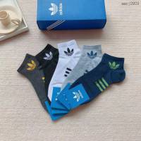 Adidas阿迪達斯三葉草純棉logo小白襪 mmyj2925