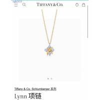 Tiffany新款蒂芙尼項鏈 Schlumberger系列交叉四鑽項鏈 zgb1415