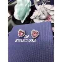 Swarovski施華洛世奇官網新款時尚粉色愛心耳釘 zgb2119