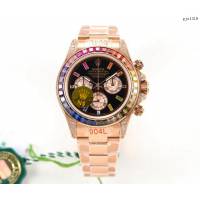 劳力士手表 Rolex全新彩虹圈迪通拿Daytona Rolex高端男士机械表 gjs1319