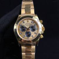 劳力士手表 Rolex超薄迪通拿新品 灰白金迪 玫瑰金迪 黄金迪 熊猫迪经典男士腕表 gjs2017