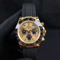 劳力士手表 Rolex超薄迪通拿新品 灰白金迪 玫瑰金迪 黄金迪 熊猫迪经典男士腕表 gjs2028