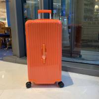 RIMOWA行李箱PC四輪拉杆箱 日默瓦橙色30寸旅行箱 gdx1089