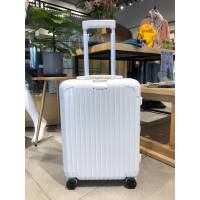 RIMOWA行李箱四輪拉杆箱 essential最新系列 日默瓦純PC高端拉杆箱 白色 gdx1235