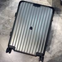 RIMOWA與Moncler聯名款行李箱四輪拉杆箱 日默瓦Topas Stealth鋁鎂合金系列旅行箱 gdx1610