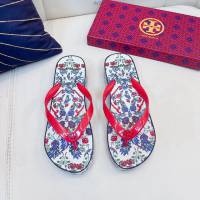 TORY BURCH2021年夏季新款女款坡跟人字拖TB官方春夏季主打款女士人字拖 dx2372