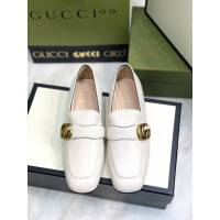 gucci女士羊皮鞋單鞋 古馳2020春夏專櫃新款休閒皮鞋 dx2896